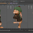 BB_maya_01.png Archivo STL Peter Rabbit con Benjamin Bunny y Lily Bobtail・Modelo para descargar e imprimir en 3D