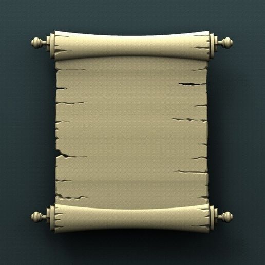 Parchment 3D model