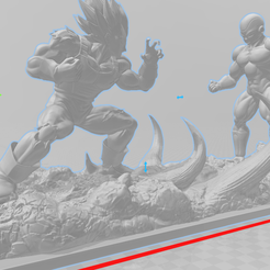 Sin-título-2.png STL-Datei VEGETA VS FREZZER DIORAMA kostenlos・3D-druckbares Objekt zum herunterladen