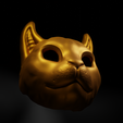 7.png Cat Cosplay Face Mask 3D print model