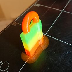 _20180302_133737.JPG Free STL file Keyhole Draught Blocker and keyring・3D print design to download
