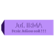 nameplate_vd_20230531-55-12fgef5.stl Juf. Irma My Customized Nameplate