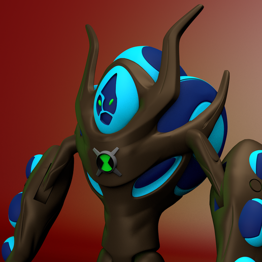 👽 Ultimate Swampfire - Ben 10 Ultimate Alien 3d Model STL printable・ 3D ...