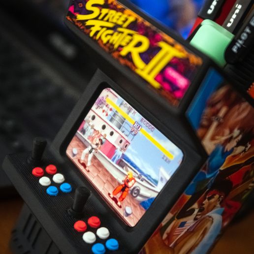 TIMUX_FIGHT_ARCADE_HIGH2.jpg ARCADE MACHINE - FIGHT GAMES (PEN HOLDER)
