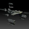 17.jpg Файл STL Naboo Starfighter Mandalorian Custom・Модель для печати в 3D скачать