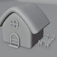 R1.png Whimsical Cartoony House 3D Model