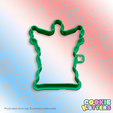 905_cutter.png LIBERTY STATUE COOKIE CUTTER MOLD