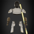 TempleGuardArmorBundleBack.png Jedi Temple Guard Full Armor and Lightsaber for Cosplay