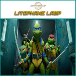 0-COVER.jpg Fichier STL gratuit LAMPE DE NUIT TEENAGE MUTANT NINJA TURTLES MOVIE・Plan pour imprimante 3D à télécharger