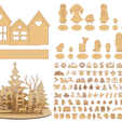 2023-11-26-2.png Laser Cut Vector Pack - 500 Assorted Christmas Designs