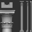 50-ZBrush-Document.jpg 90 classical columns decoration collection -90 pieces 3D Model