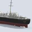 4.jpg SS EUROPA German ocean liner (1928) 1/700 print ready model full hull and waterline