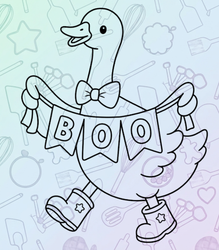 Halloween Goose Cookie Cutter