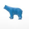 polar3.jpg Frosty Friend - 3D Printable Low-Poly Polar Bear STL File