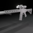 1.png 1/6 scale KS-1 assult rifle