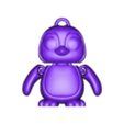Penguin-KC.stl Diorama de pingouin Flexi mignon