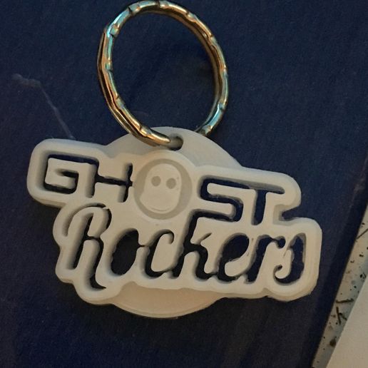 Ghost rockers keychain 3D model