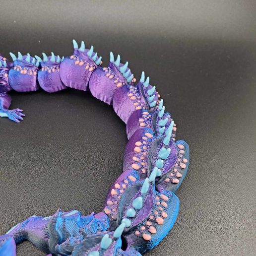 483344413_995230982052840_7588215832021727633_n.jpg Legendary Sea Serpent Kaiju Articulated Dragon 3D Printed Fidget Toy