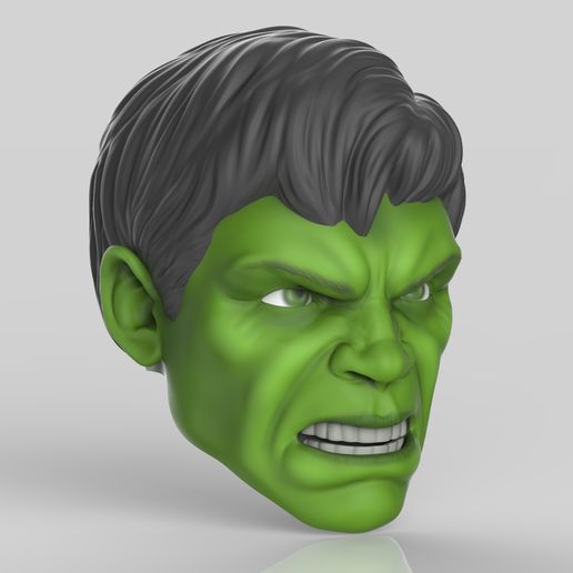 12.jpg Hulk Mask 3D