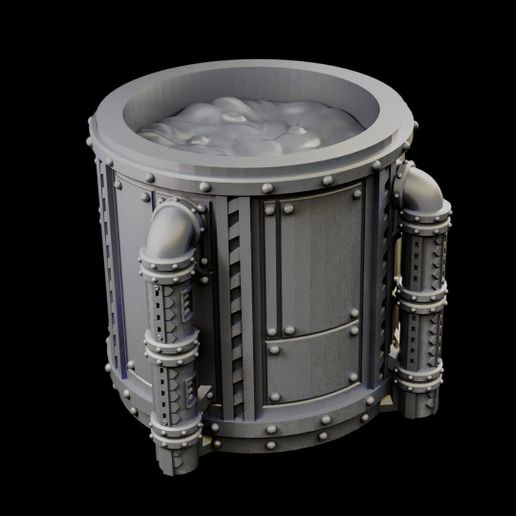 🧑‍🏭 Chemical Factory Vats Walkways And Storage Tank Sci Fi Terrain・ 3D ...