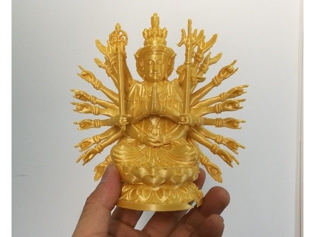 a772cf789678ff416a714a09439fdcc5_preview_featured.jpg Download free STL file Thousand-hand Bodhisattva • 3D printer model, stronghero3d