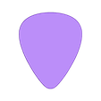 guitar_pick1.stl Guitar Pick holder - pendant