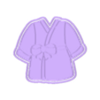 Kit_Mum_Bathrobe v1.stl STL file Bathrobe - Cookie Cutter - Fondant・3D printing template to download