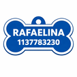 HUESO-RAFAELINA.png BONE DOG COLLAR ( DOG TAG )
