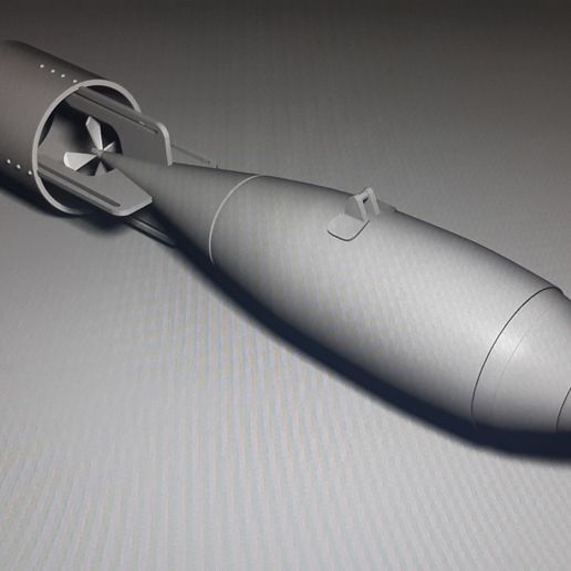 💣 british 250 lb HC Bomb 1:72 scale・Free 3D File for ・Cults