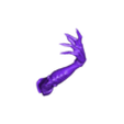 Alien Left arm.stl Alien Girl - SPECIES Parte 1 por SPARX