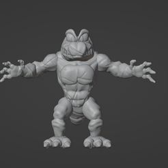 Blender-C__Users_mbaud_OneDrive_Desktop_Maximilian_Hobby-3D-Druck_2.Animationen-Blender-Stl_Donkey.png Rockkroc- Donkey Kong Ciuntry Crocodile Enemy
