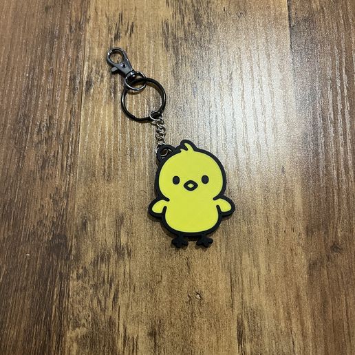 chick keychain