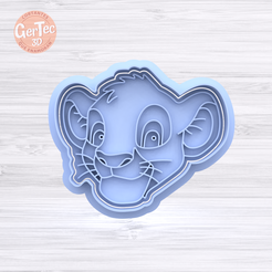 1.1448.png STL file THE LION KING COOKIE CUTTER / THE LION KING COOKIE CUTTER SET X6・3D printer model to download