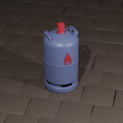 gas-bottle-inflammable.png Télécharger fichier OBJ gratuit gas bottle inflammable • Modèle imprimable en 3D, Mr_Crates