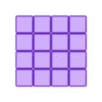 04_Square.stl Montessori Math Beads / Cubes