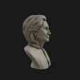 15.jpg Hillary Clinton 3D printable model