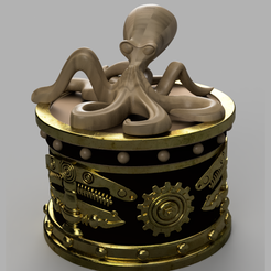boite pieuvre 2.PNG Файл STL octopussy box・Дизайн 3D-печати для загрузки3D
