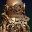 17.png Diving helmet with octopus