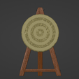 ArchTarget-01.png Archery Target Set { Tripod } ( 28mm Scale )