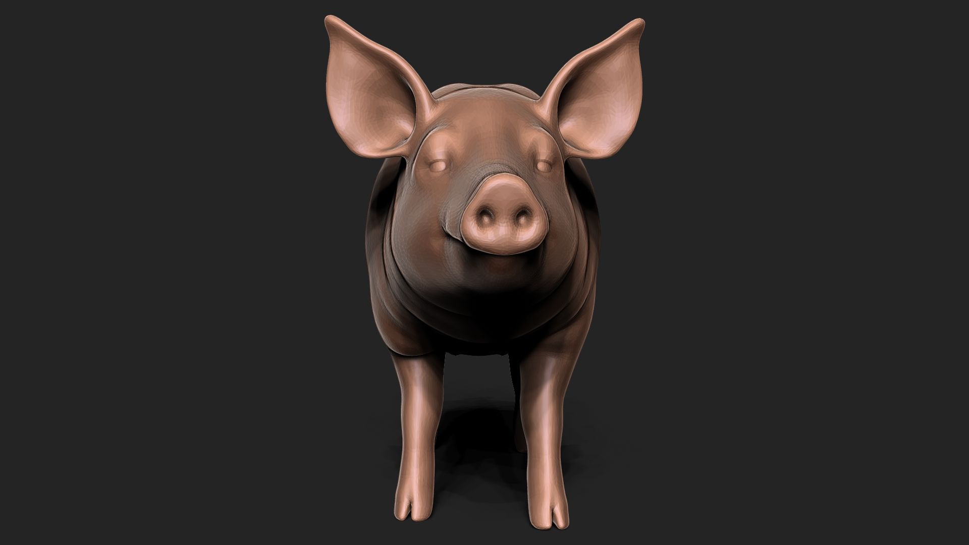 STL file PIG・3D printing template to download・Cults