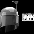 STAR. WARS THE BOOK OF FETT BOBA FETT helmet | 3D model | 3D print | The Book of Boba Fett