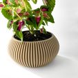 misprint-8398.jpg The Torme Planter Pot with Drainage | Tray & Stand Included | Modern and Unique Home Decor for Plants and Succulents  | STL File