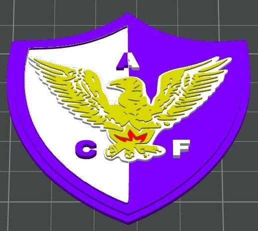 🧥 Escudo Defensor FC・Archivo 3MF para Impresión 3D・Cults
