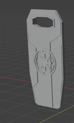 Lego Clone Riot Shield 3D model