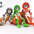 01.-Primary-Image.png Cobotech 3D Print Articulated Robot Skeleton, RoboSkeleton, Articulated Toys, Halloween Decor