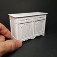 20240205_091837.jpg Miniature French Sideboard / Cabinet with working drawers and doors - Miniature Furniture 1/12 scale, Digital STL files for 3d Printing