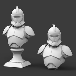 CP1.png STL file C Galaxy Trooper P1 Bust Fan Art・Model to download and 3D print