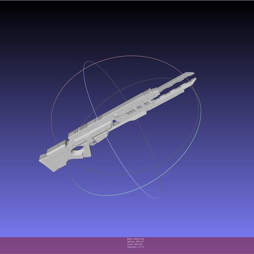 Download OBJ file Murder Drones Uzi Railgun • Object to 3D print ・ Cults