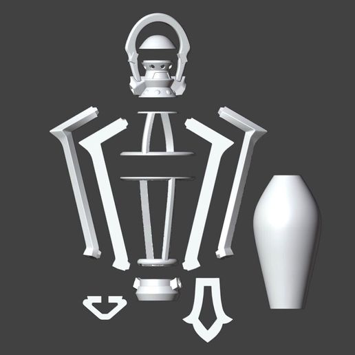 🏮 Flins lantern Genshin Impact cosplay・ STL File for 3D