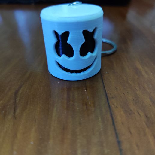 keychain, mini box, Dj Marshmello 3D model